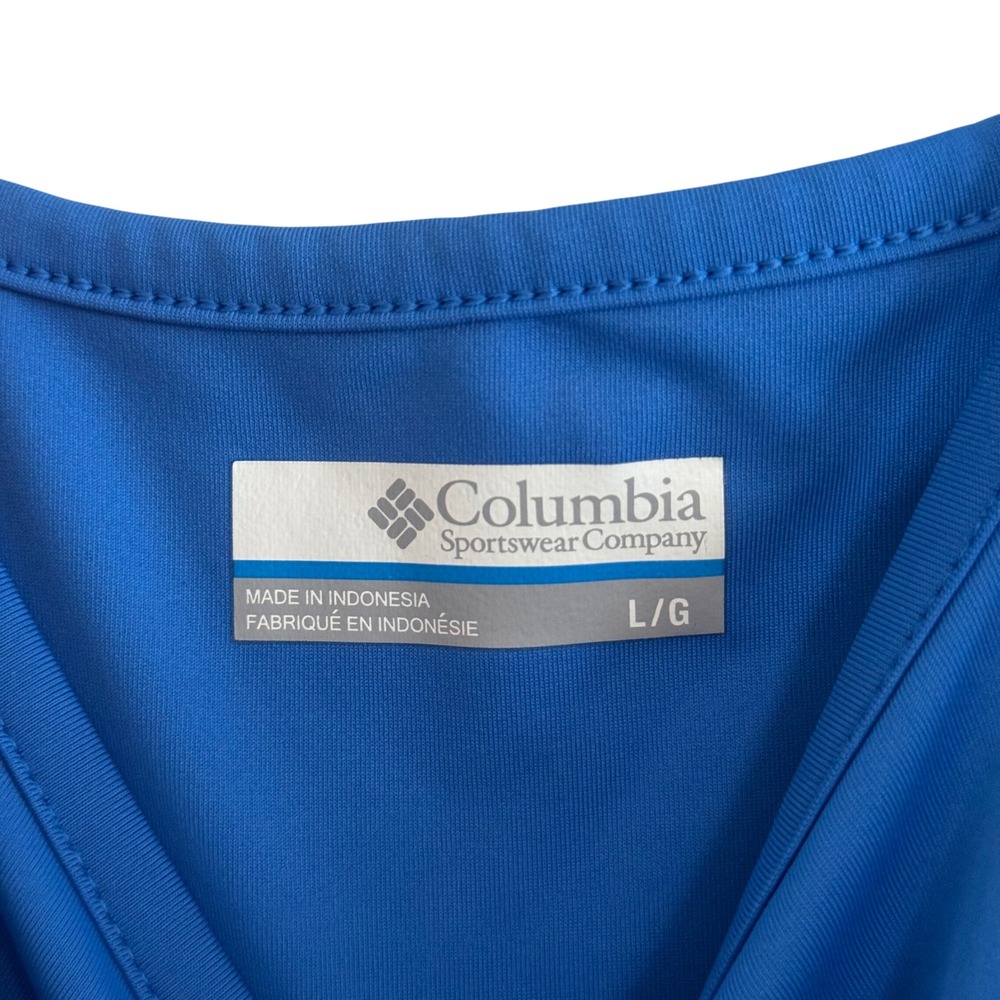 Columbia PFG Freezer III Dress Women's L Blue Omni-Freeze UPF 50 - Picture 3 of 7